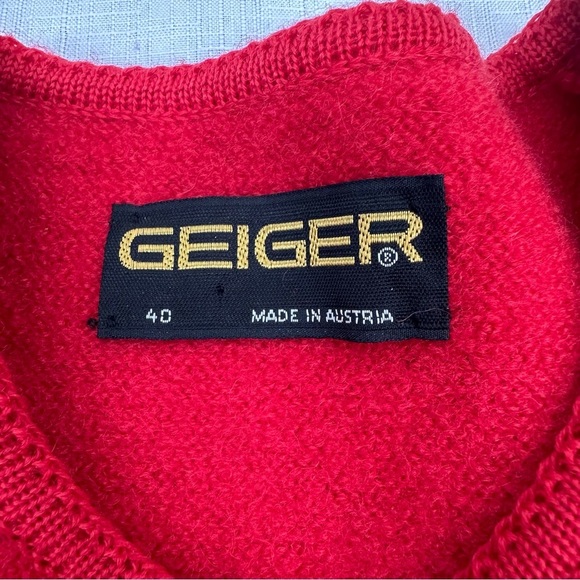 Vintage Geiger Austria Size 40 ( US Medium 8 ) Boiled Wool Jacket Blazer - Picture 10 of 13